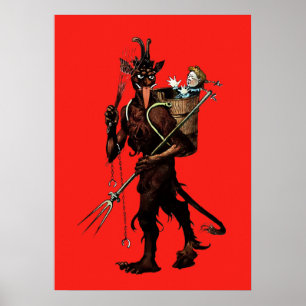 Poster Krampus déplaisant