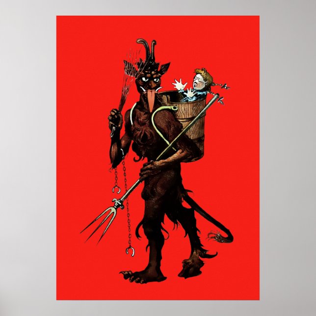 Poster Krampus déplaisant (Devant)