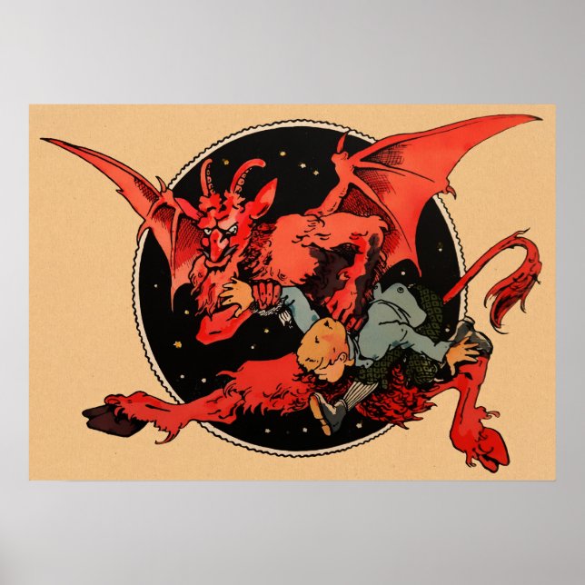 Poster Krampus déplaisant (Devant)