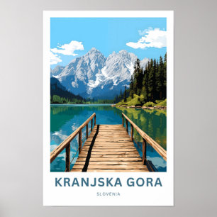 Poster Kranjska Gora Slovénie Imprimer