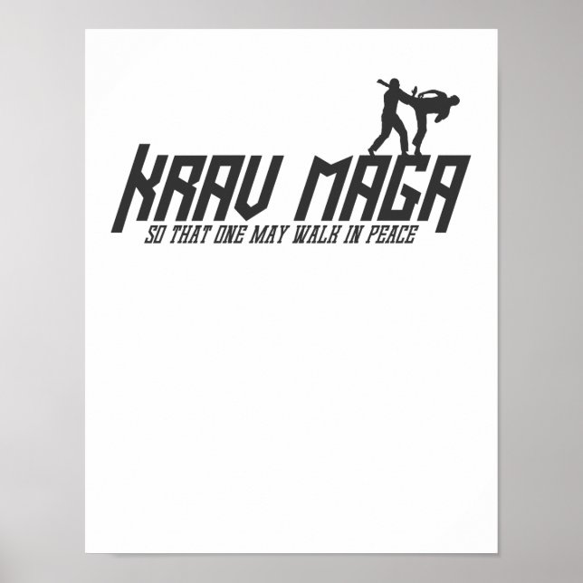Poster Krav Maga So That (Devant)