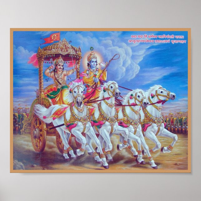 Poster Krishna-Arjun (Devant)