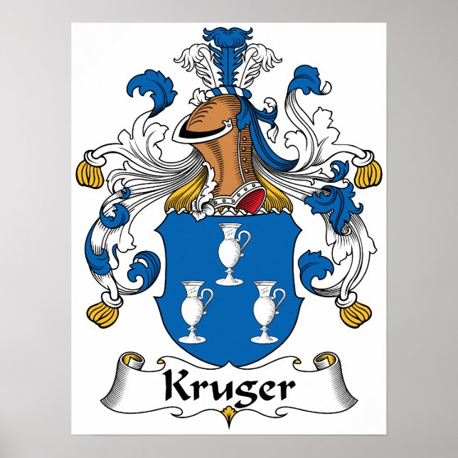 Poster Kruger Family Crest (Devant)