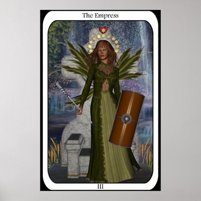 Poster KRW La Carte Empress Fairy Tarot (Devant)