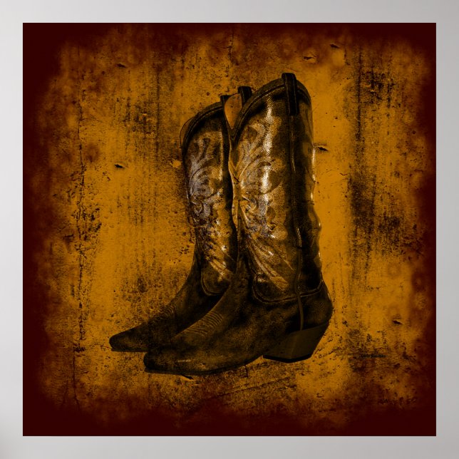 Poster KRW Western Wear Cowboy Boots (Devant)