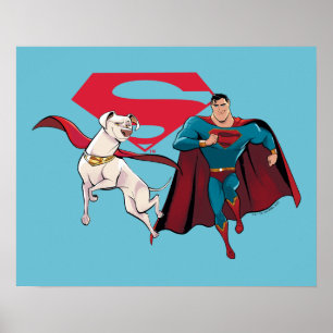 Poster Krypto et Superman