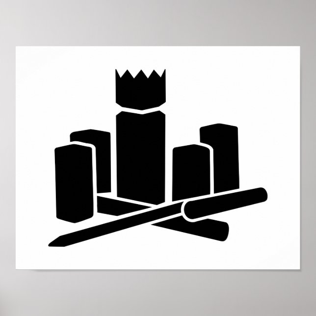 Poster Kubb (Devant)