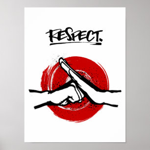 Poster Kung Fu - Arts martiaux - Respect