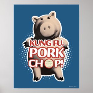Poster Kung Fu. Bouche de porc