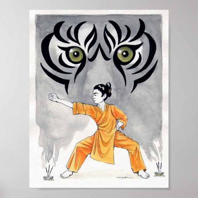 Poster Kung Fu Tiger (Devant)