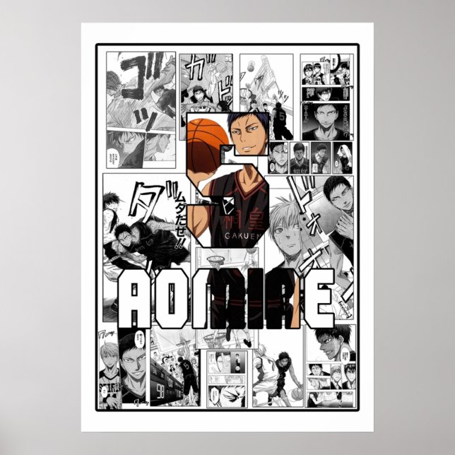 Poster Kuroko No Panier Daiki Aomine 5 (Devant)