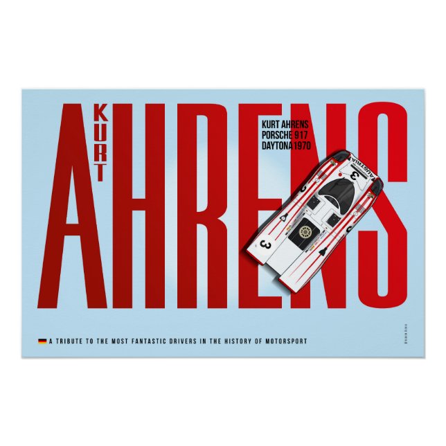 Poster Kurt Ahrens P 917 Tribute (Devant)