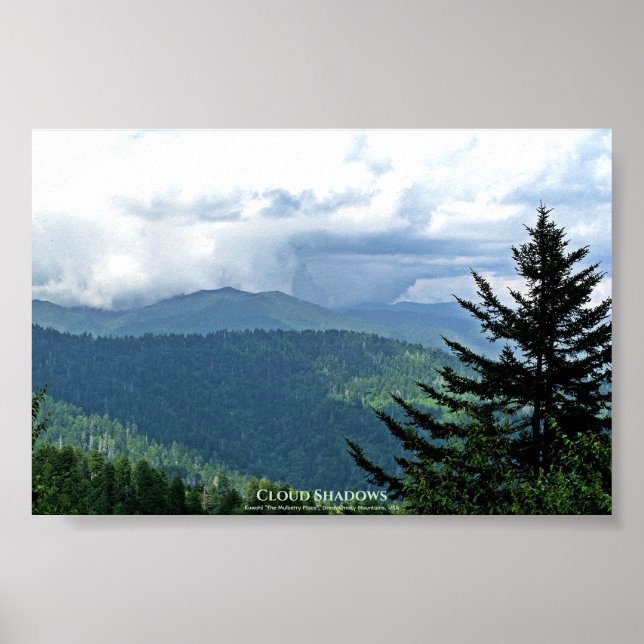 Poster Kuwohi, Clingmans Dome, Great Smokies, États-Unis (Devant)