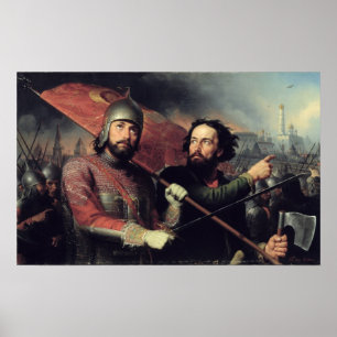Poster Kuzma Minin et Dmitri Pozharsky