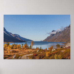 Poster Kvaloya Island Norvège