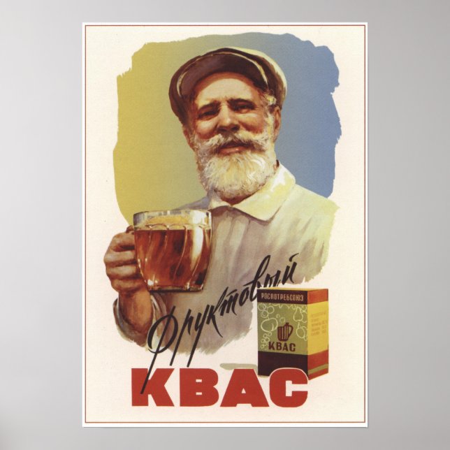 Poster Kvass soviétique (Devant)