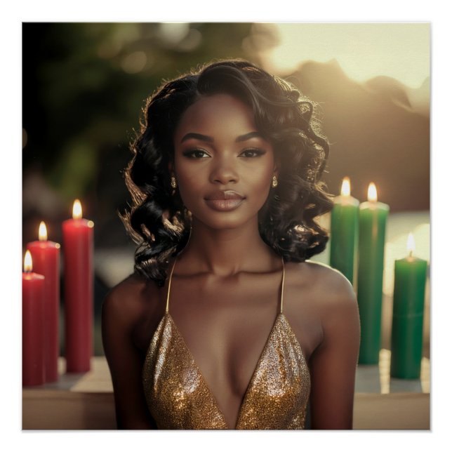 POSTER KWANZAA - HAPPY KWANZAA -  (Devant)