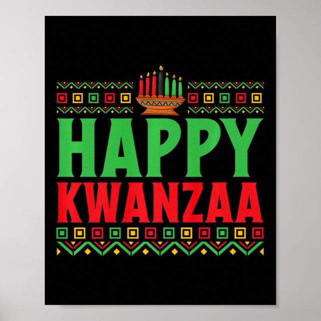 Poster Kwanzaa - Happy Kwanzaa (Devant)