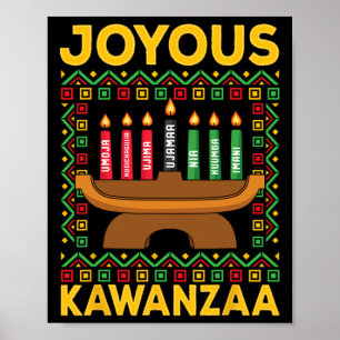 Poster Kwanzaa - Joyous Kwanzaa