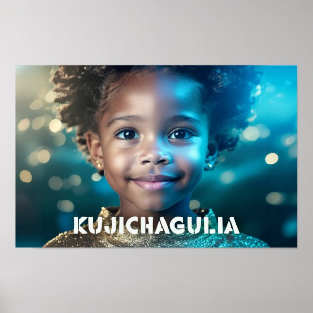 POSTER KWANZAA - KUJICHAGULIA -  (Devant)