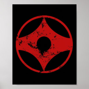 Poster Kyokushin Karaté Gi Imprimé Ck Distressed Karaté