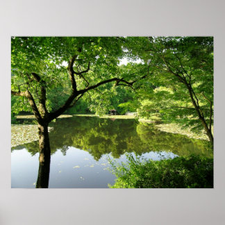 Poster Kyoto Japon réflexions