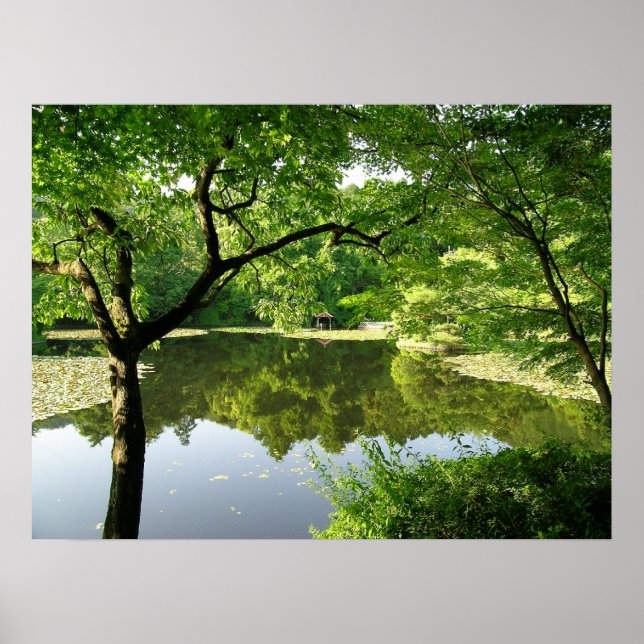 Poster Kyoto Japon réflexions (Devant)