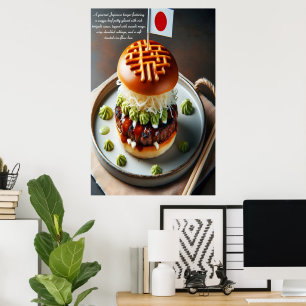 Poster Kyoto Kitchen Burger Sensation 24x36
