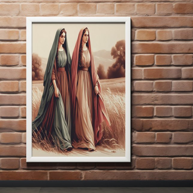 Poster L’amour et la fidélité de Ruth à travers le voyage (Créateur téléchargé)