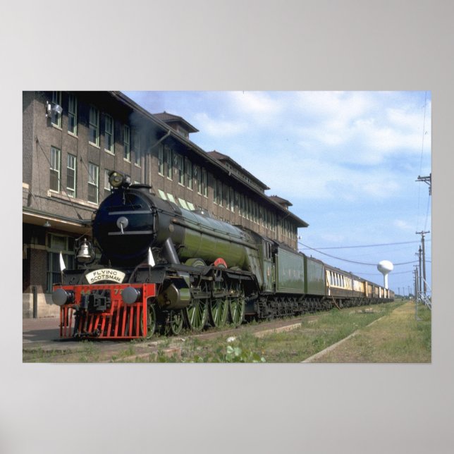 Poster L&N 4-6-2 avec "Flying Scotsman" (Devant)