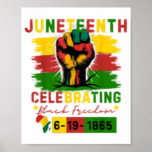 Poster La 19e Journée de la liberté noire - Histoire noir