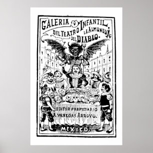 Poster La Almoned del Diablo par José Guadalupe Posada