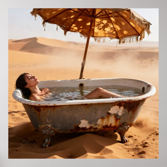 Poster La baignoire (Devant)