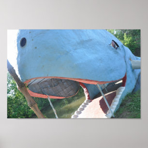 Poster La Baleine Bleue - Route 66