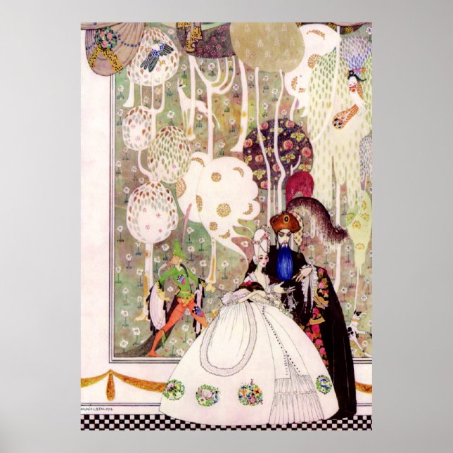 Poster La Barbe bleue de Kay Nielsen (Devant)