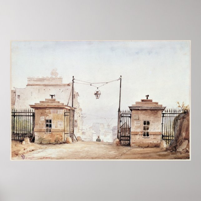 Poster La barrière de Menilmontant (Devant)