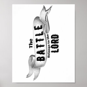 Poster La Bataille Appartient Au Seigneur