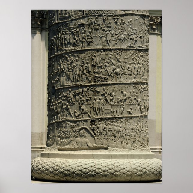 Poster La bataille contre les Daciens, détails Trajan's (Devant)