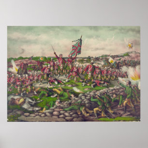 Poster La bataille de Belmont dans la guerre des Boers en