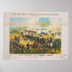 Poster La bataille de guerre civile de l'atterrissage de