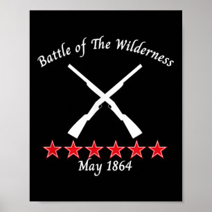 Poster La Bataille De La Virginie Wilderness 1864 Civil B