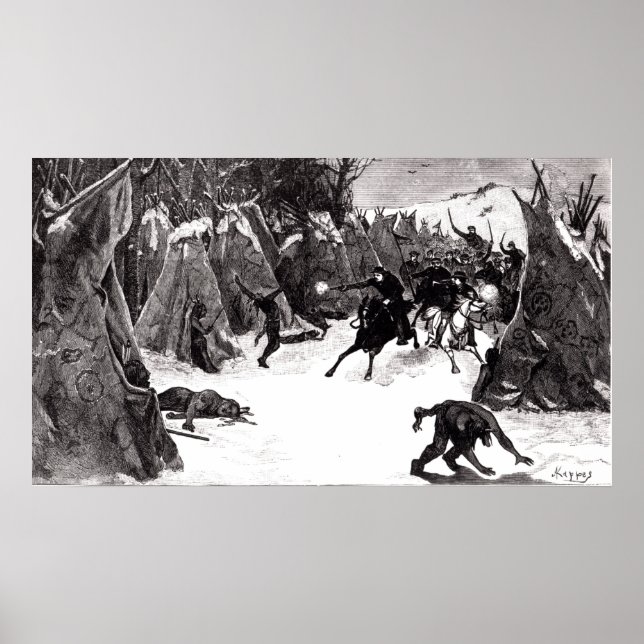 Poster La bataille de la Washita (Devant)