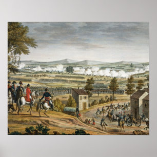Poster La bataille de Lutzen, le 2 mai 1813, gravée par