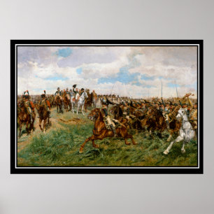 Poster La bataille de Napoléon à Friedland 1807