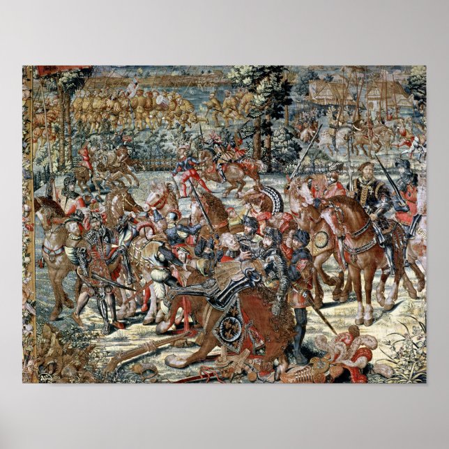 Poster La bataille de Pavie. (Devant)