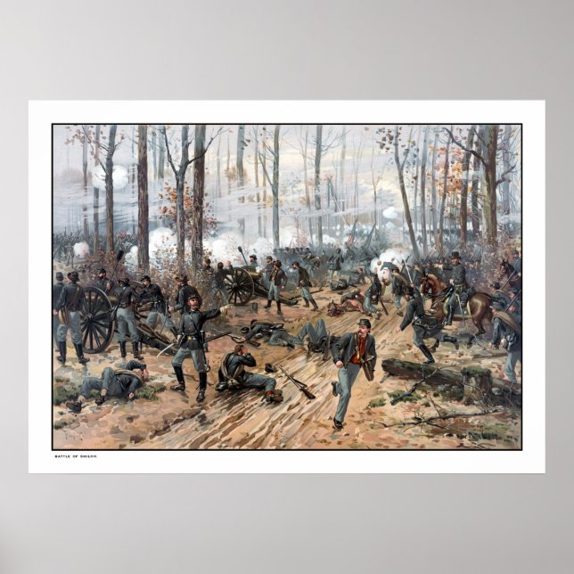 Poster La bataille de Shiloh (Devant)