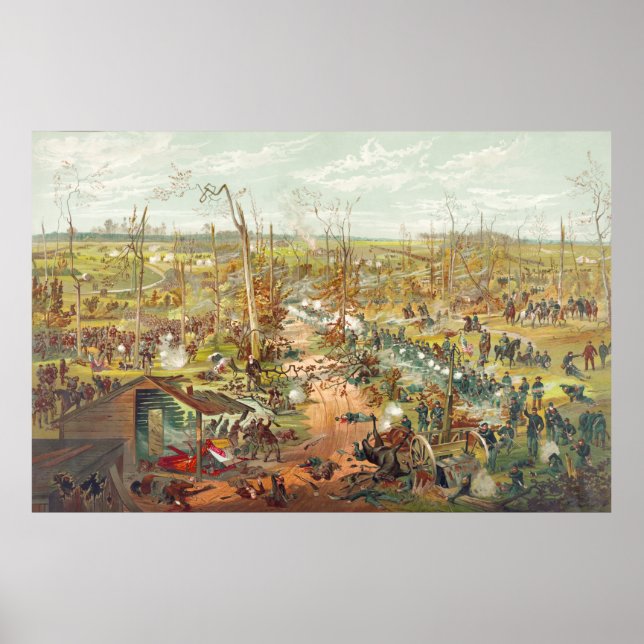 Poster La bataille de Shiloh (Devant)