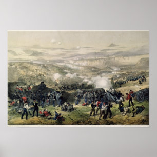 Poster La bataille d'Inkerman, le 5 novembre 1854, 1855