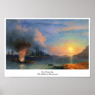 Poster La bataille du paysage marin de Bomarsund Ivan