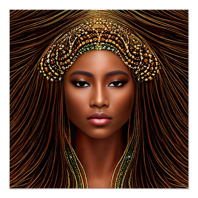 Poster La beauté africaine de Regal : célébrer l'histoire (Devant)
